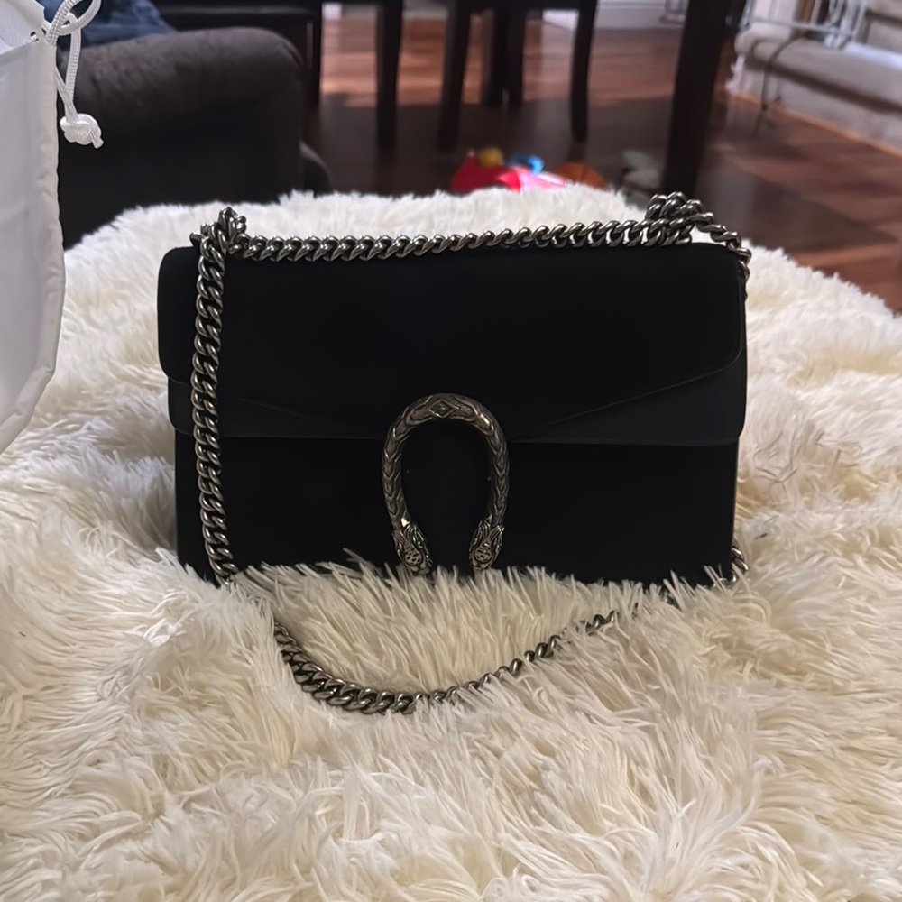 Gucci Dionysus Black Chain Shoulder Bag